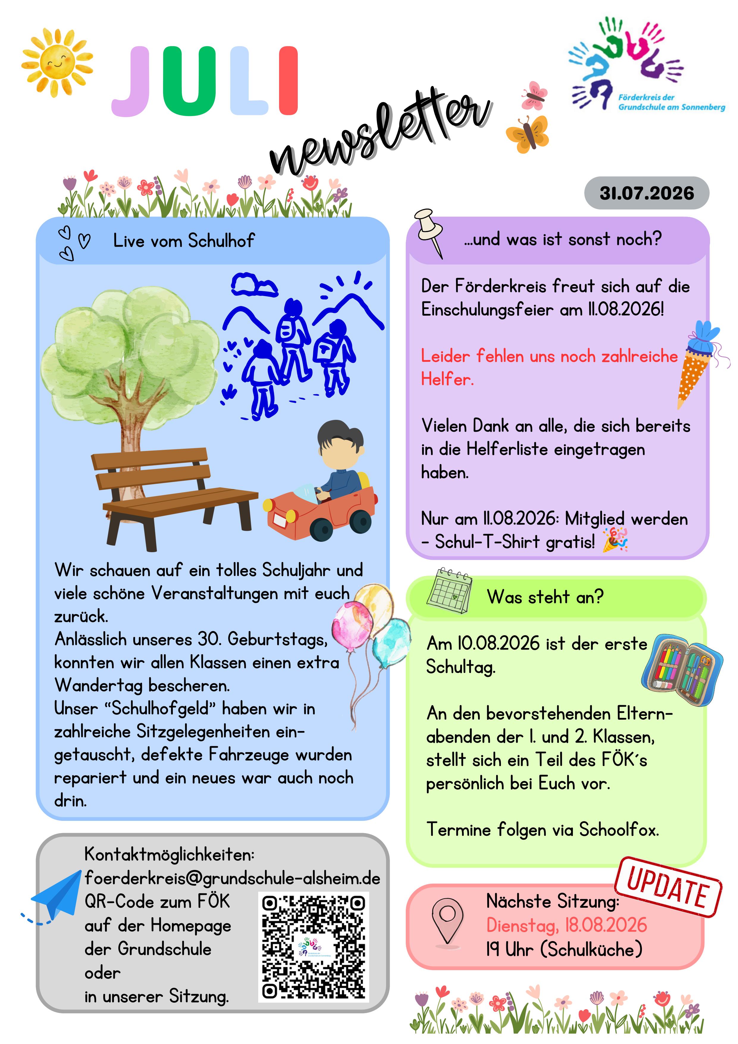 Newsletter Juni 2026 Update